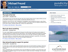 Tablet Screenshot of michaelfreund.org
